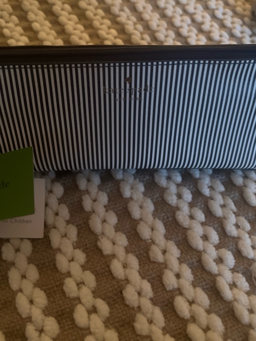 kate spade New York Striped Pencil Case - Picture 2 of 6